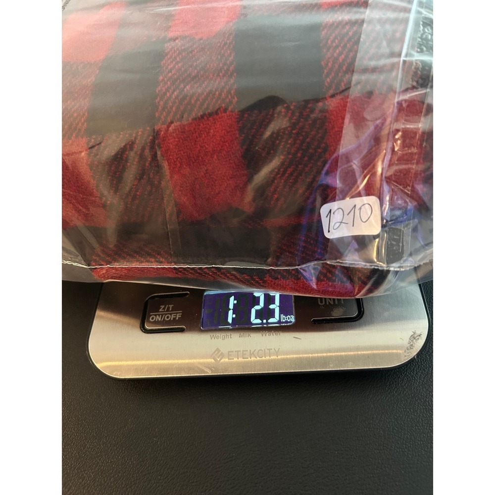 Vintage Sportclad JC Penney Buffalo Plaid Flannel Shirt Red Black L (1210) - Picture 16 of 16